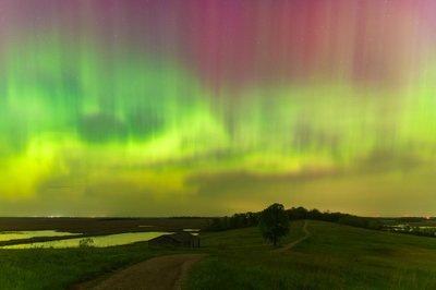 Aurora Over Horicon Marsh