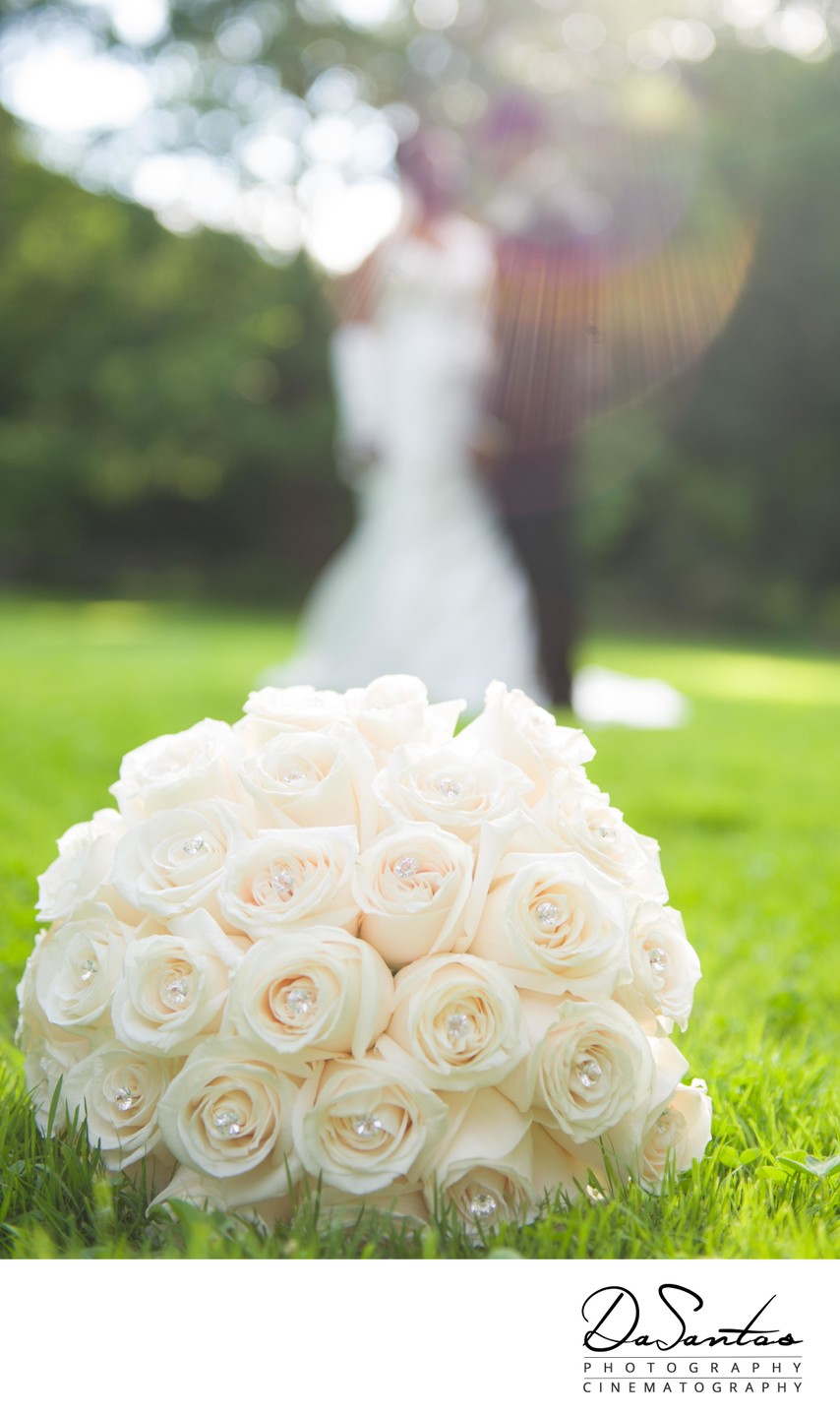 bouquet on a wedding day
