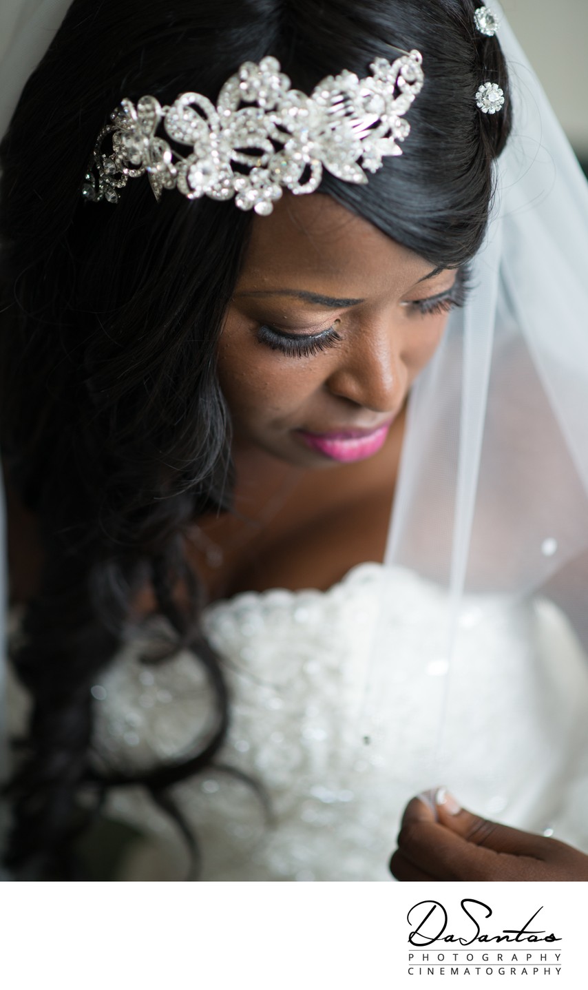 Wedding photo of a bride