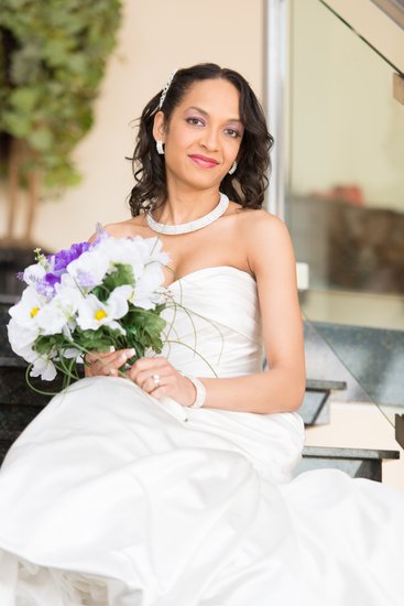 Wedding photo of a bride
