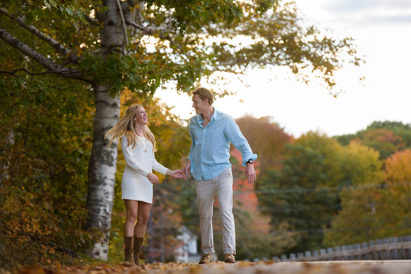 Maine Fall Engagement 