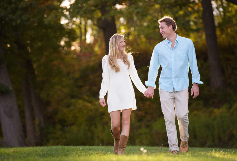 Summer Engagement Session at Fort Williams Park