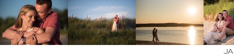 Ferry Beach Engagement Photography