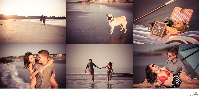 Higgins Beach Engagement Session