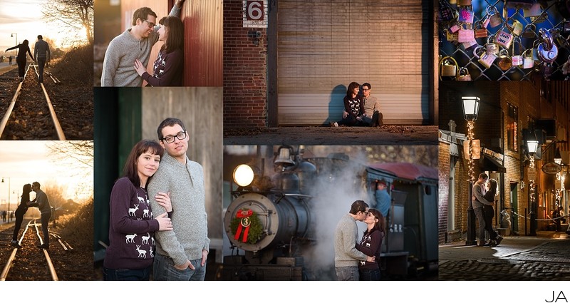 Portland Maine engagement session in the Old Port