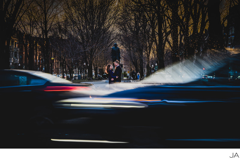 Engagement Session in Boston's Backbay