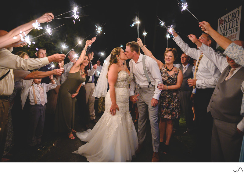 Maine Sparkler Send Off in Acadia National Park