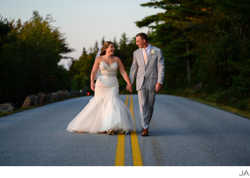 Walking the Park Loop at Acadia National Park 