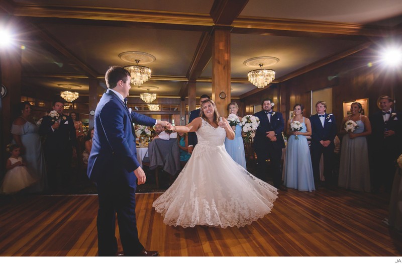 The Colony Hotel Wedding Reception First Dance