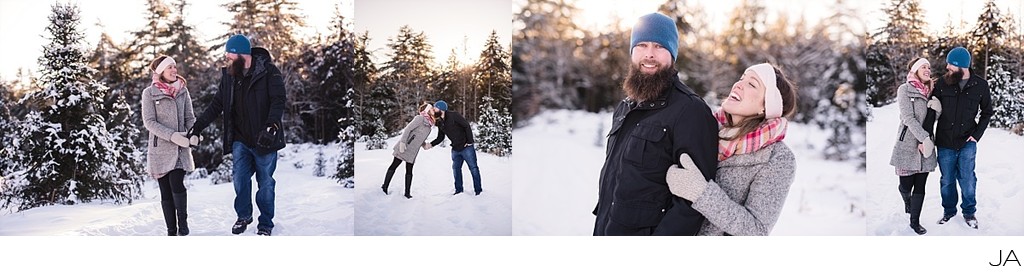 Christmas Tree Farm photo session in Maine