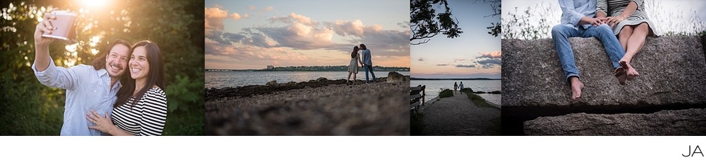 Engagement Photographs on Mackworth Island