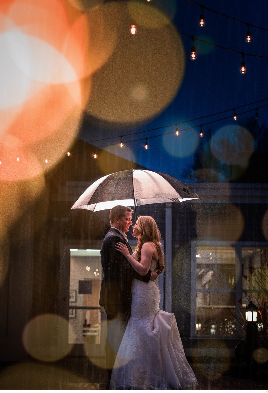 A Rainy Wedding in Maine