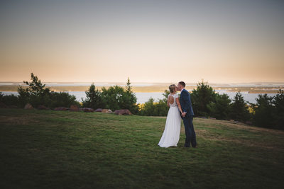 Amazing Maine wedding photography at Point Lookout
