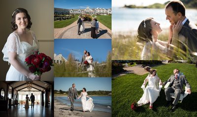 Inn by the Sea elopement ceremony and photo session