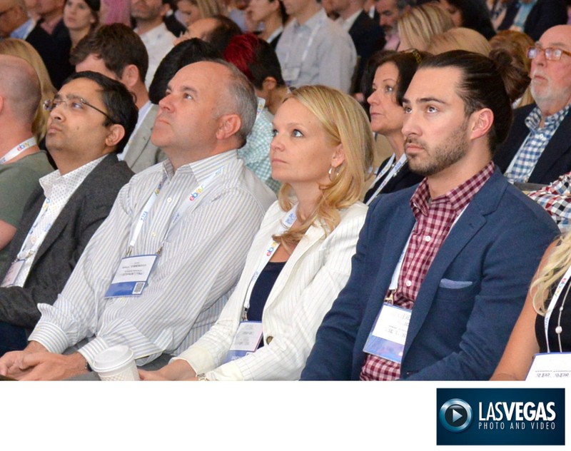 Conference Photographer - enthralled audience members