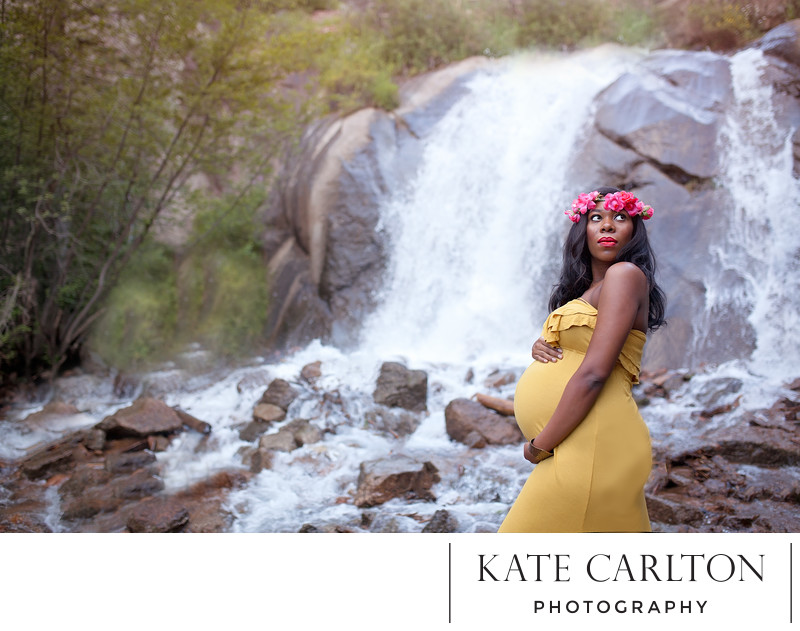 Colorado Springs Maternity Photographer Helen Hunt Falls