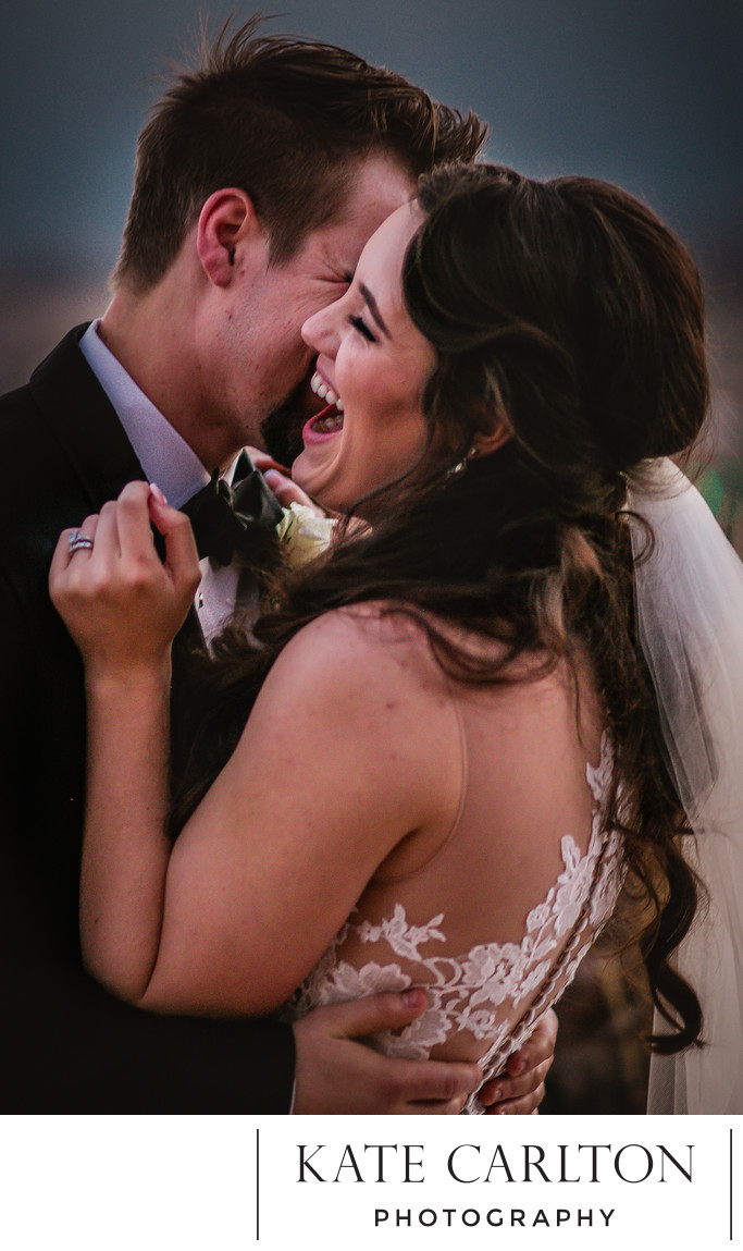 Elated Wedding Portrait 