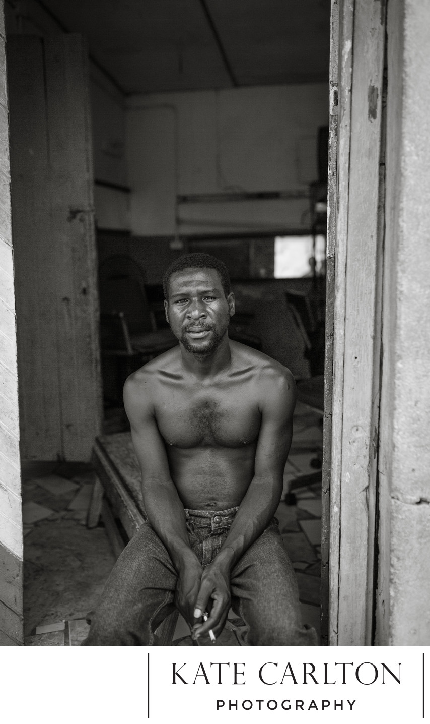 Portrait of a Barber, Jamaica 