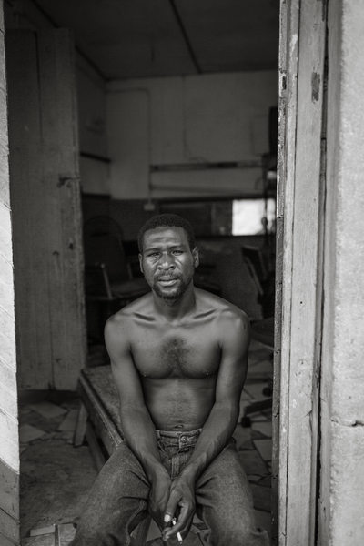 Portrait of a Barber, Jamaica 