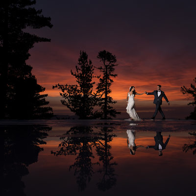 Heavenly Lake Tahoe Sunset