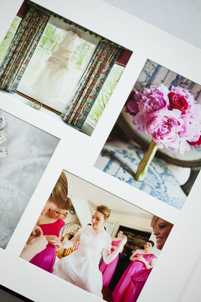A matted wedding album by Queensberry