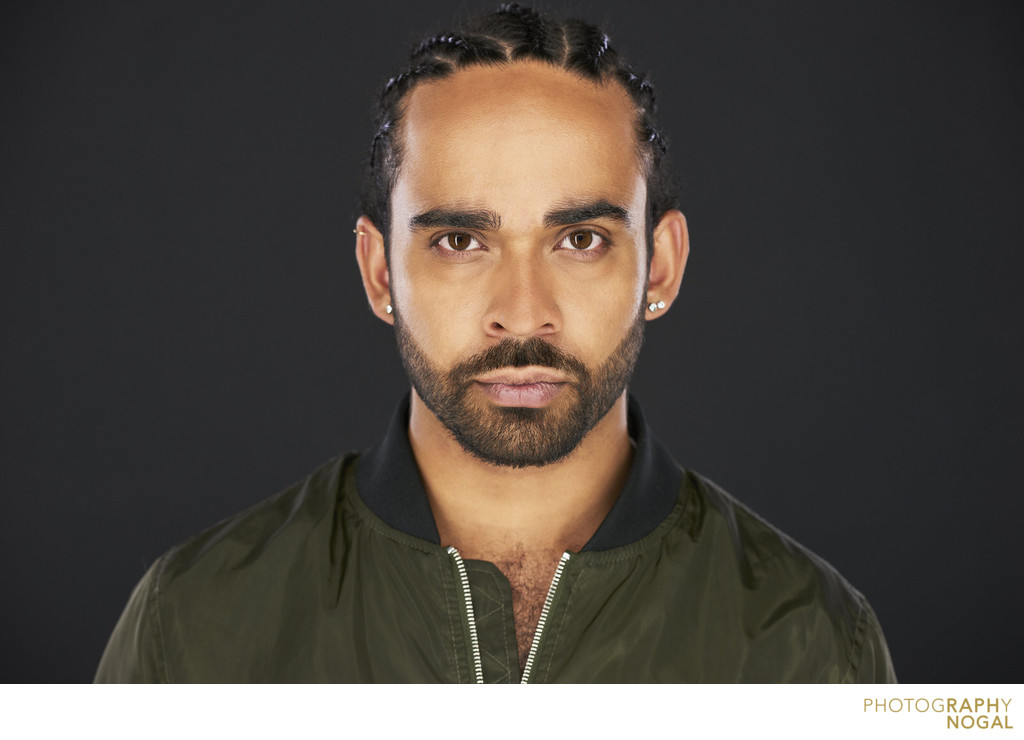 african canadian male actor headshot