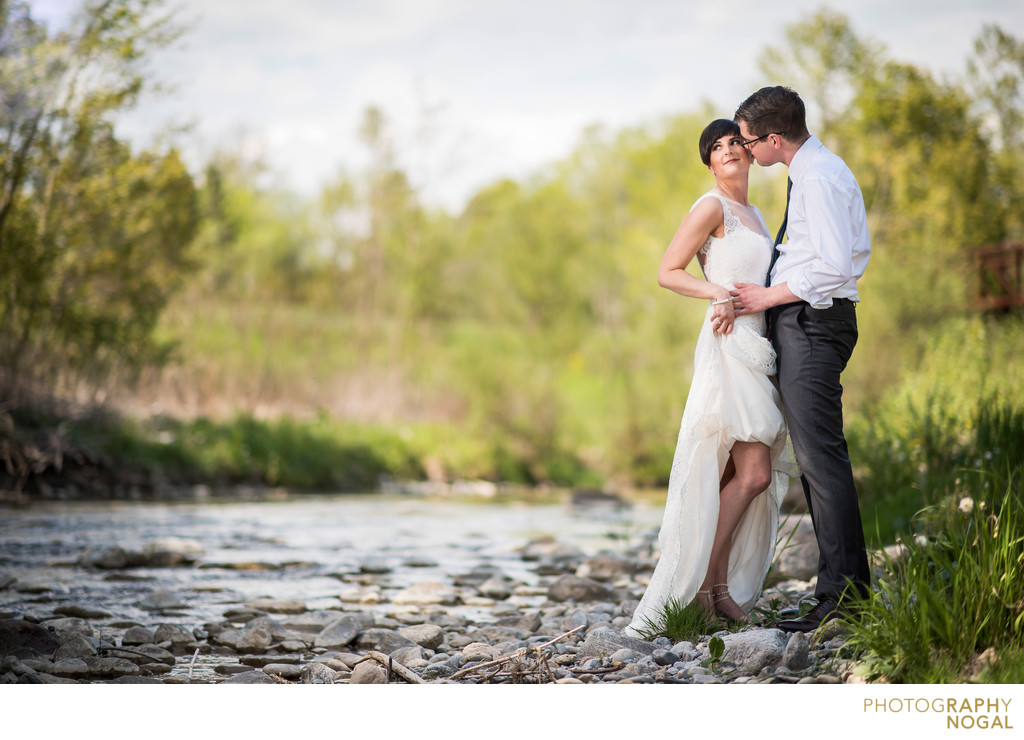 Couple in Stream at Whitevale Golf Club