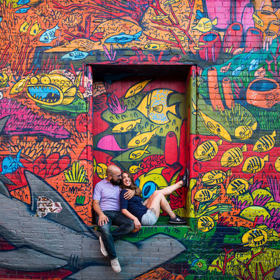 Chillin' in Toronto's Graffiti Alley