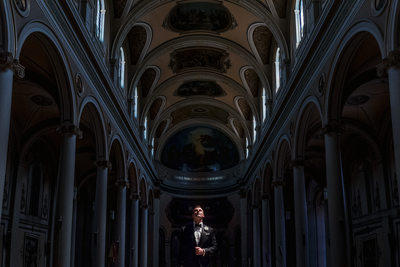 Groom at St. Paul's Basilica in Toronto