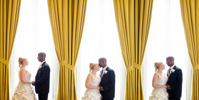 Mixed Race Couple In The Window At King Eddy Hotel