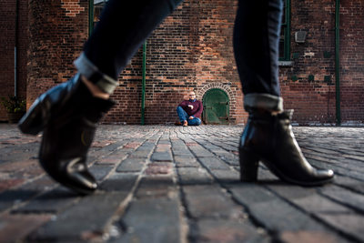 Noticing Her Walk By At The Distillery