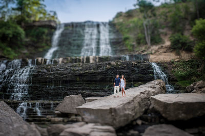 Walking Around at Webster's Falls in Hamilton.