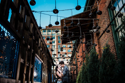 Engagement Photos from Distillery District in Toronto