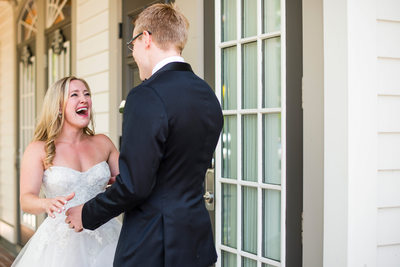 Bride's Reaction to a First Look