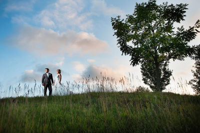 Couple Enjoying the Sunset at Whistle Bear Golf Club