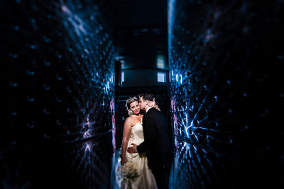 Kissing Between Wine Silos at Holland Marsh Wineries