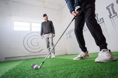 Golf Coach Carter in Etobicoke Coaching client