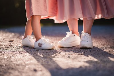 Daughter and Mom same shoes