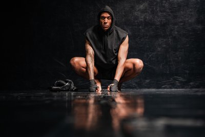 lifestyle kickboxing athlete portrait