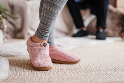 warm slippers for cold days