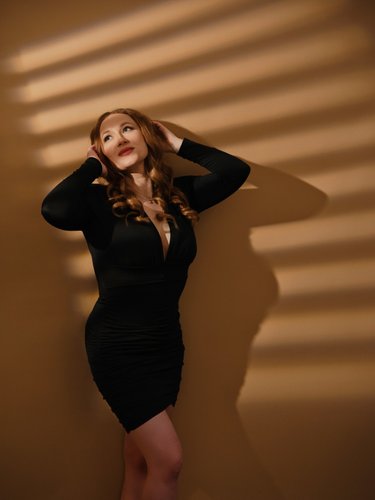 portrait of women with shadow reflections