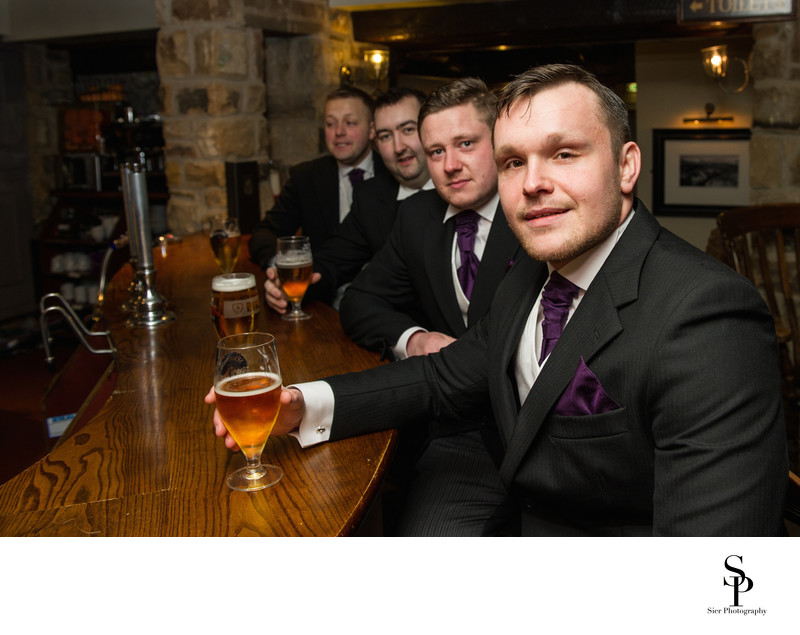 Peak Edge Hotel Wedding Groomsmen