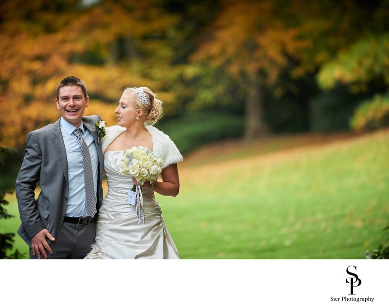 Kenwood Hall Autumn Wedding Photograph