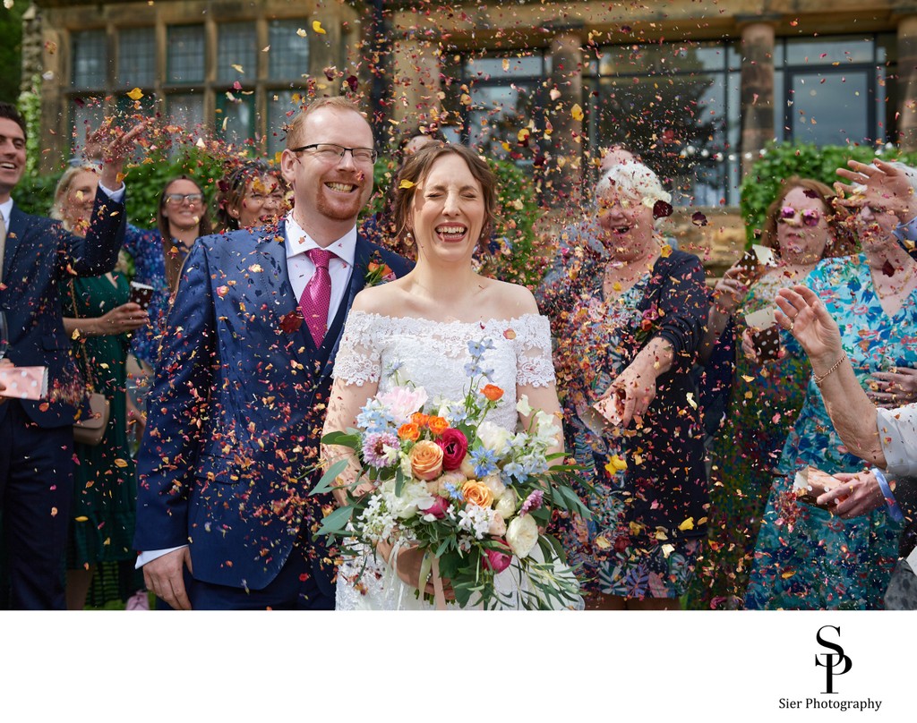 Whirlow Brook Hall Sheffield Confetti Blizzard