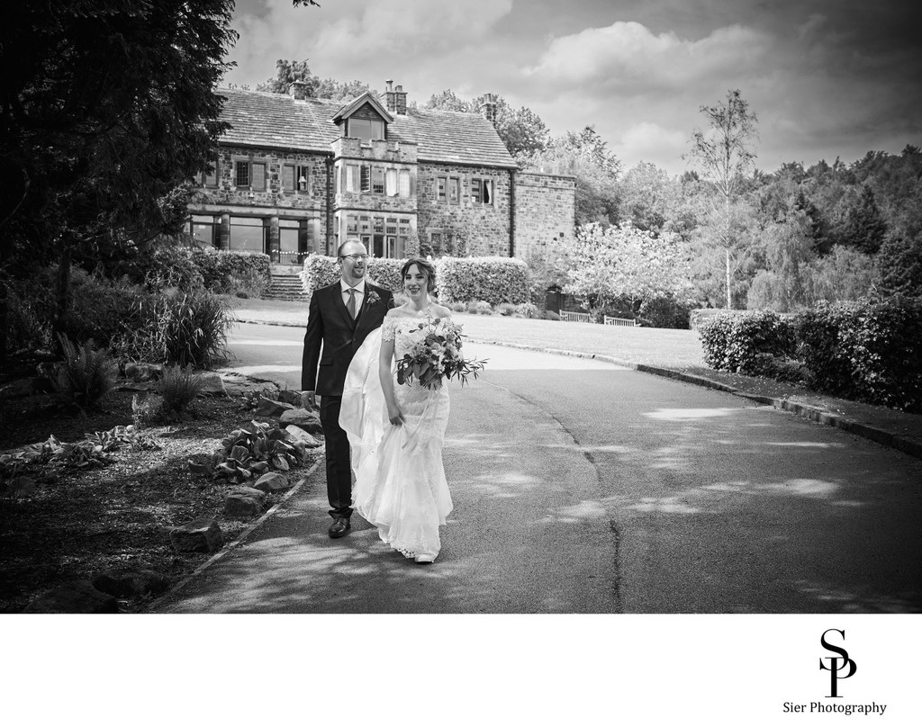 Whirlow Brook Hall Sheffield Bride and Groom