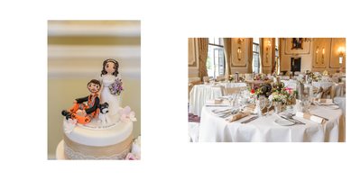 Cake Topper And Reception Room