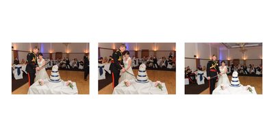 Kenwood Hall Wedding Photography Cake Cutting