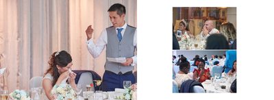 Emotional Bride as Groom Gives Wedding Speech