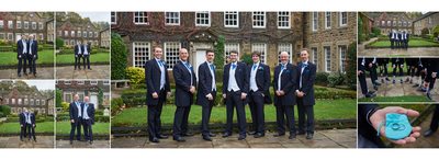 Groomsmen Ready for a Whitley Hall Wedding