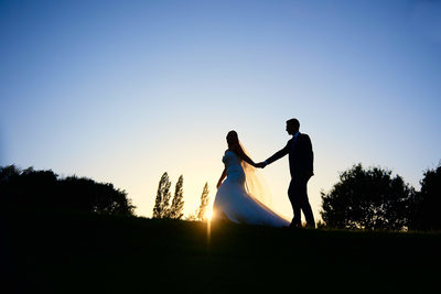 Wedding Photography Silhouette Tankersley Park Golf